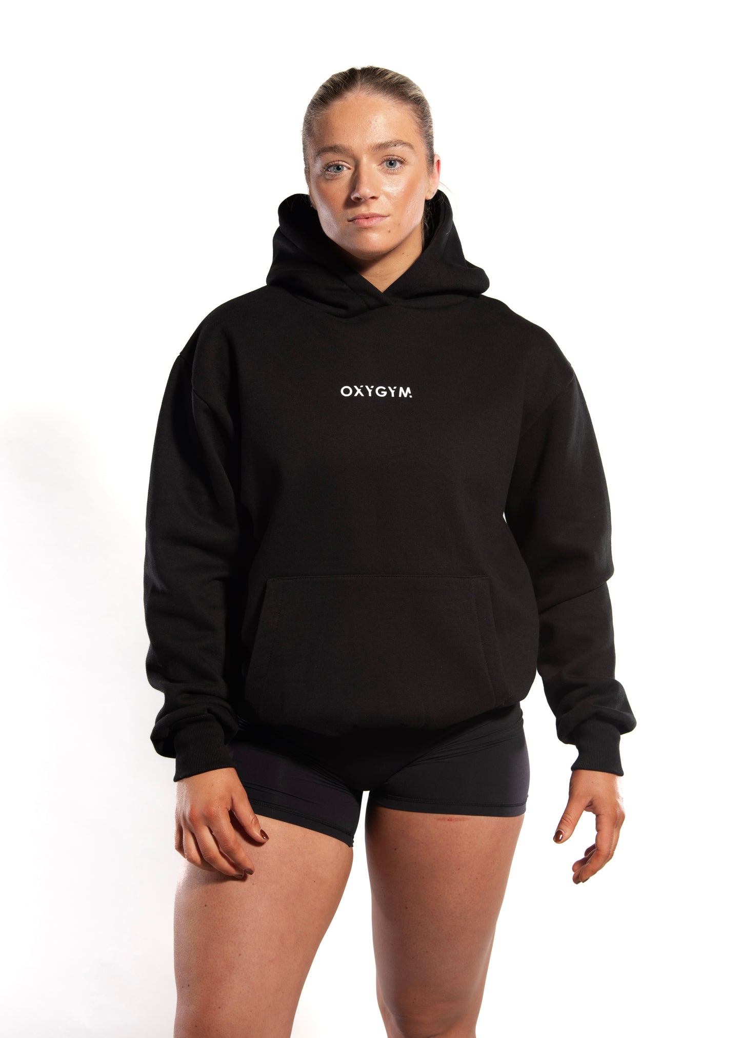 ELEVATE OVERSIZED HOODIE - BLACK